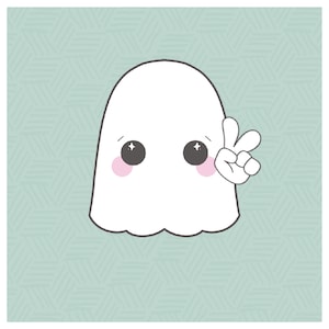 Groovy Ghost Cookie Cutter