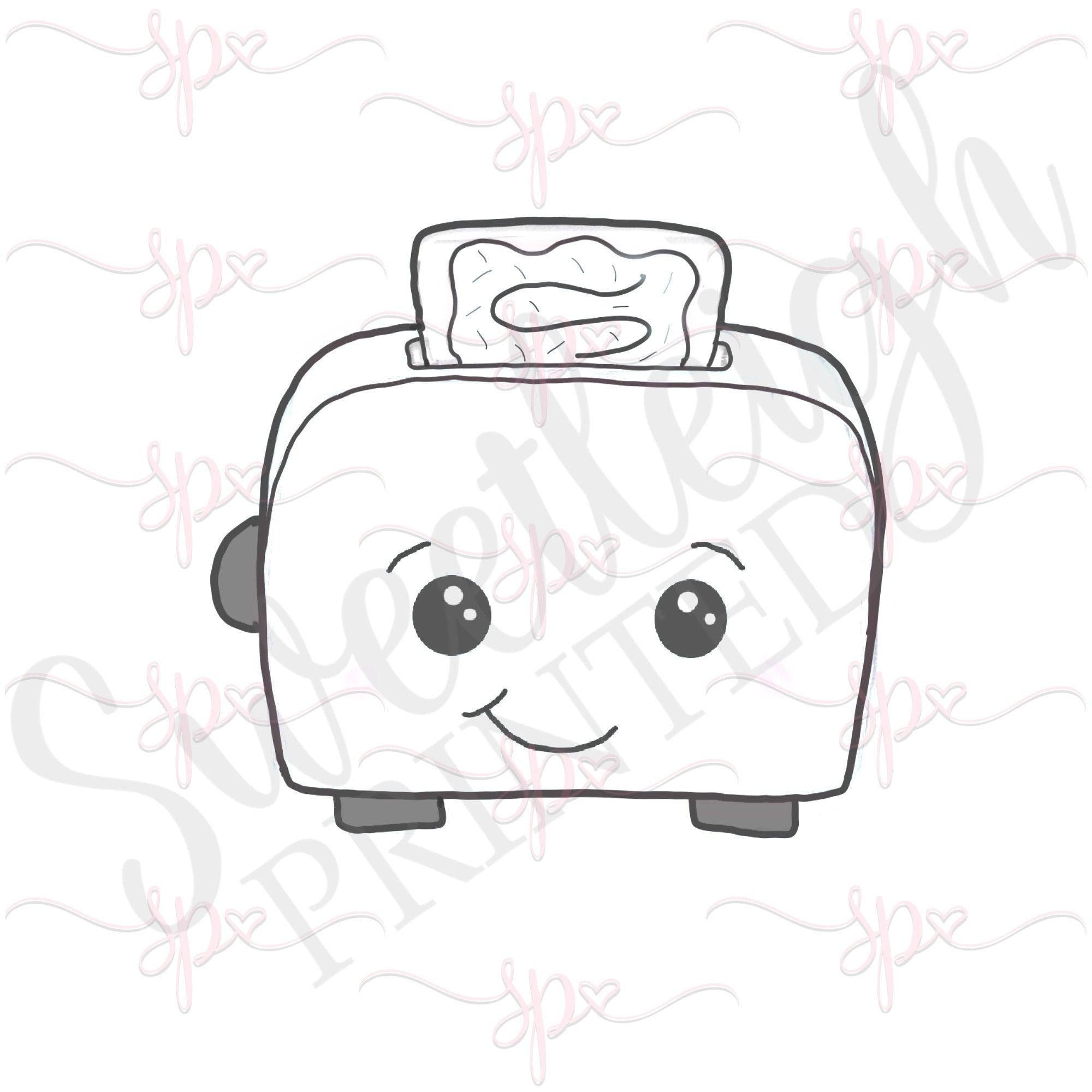 Toaster 8x10 (2022) — BYOUS.ART, image size:2000x2000