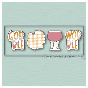 Gobble Wobble Mini Cookie Cutter Set