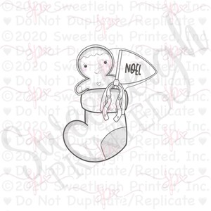 Stuffed Stocking Cookie Cutter