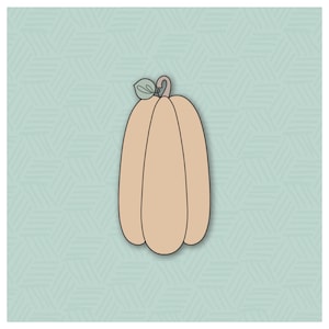 Tall Pumpkin 2 Cookie Cutter