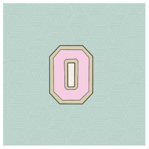 Varsity Letter O Cookie Cutter