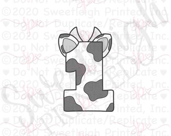 Cow Numbers Cookie Cutter