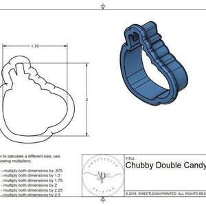 Chubby Mug with Double Candy Cookie Cutter