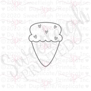 Ice Cream Cone 2020 Cookie Cutter