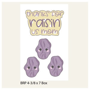 Raisin 2 Piece Cookie Cutter Set