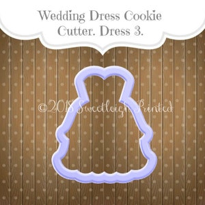 Wedding Dress 3 Cookie Cutter
