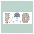 Baseball DAD Letter Set Cookie Cutters