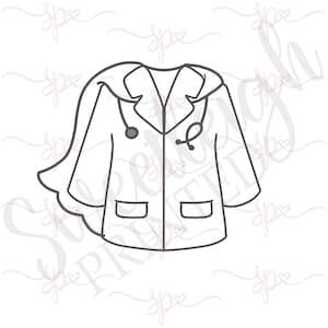Super Hero Doctor Coat Cookie Cutter