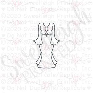 Bohemian Dress 1 Cookie Cutter