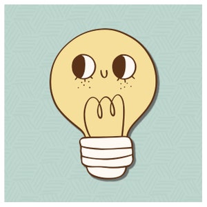 Wonky Lightbulb Cookie Cutter