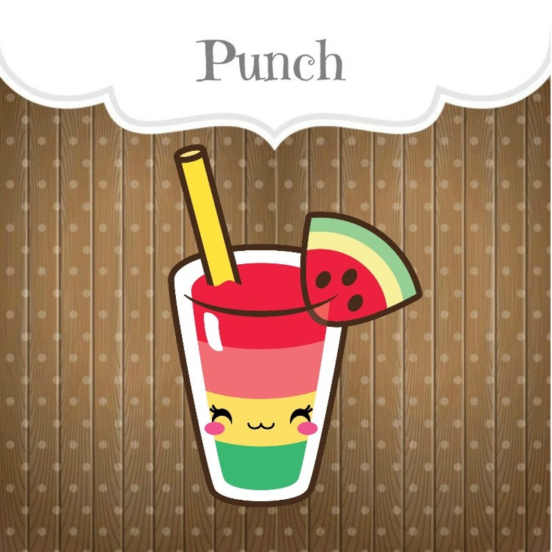 Cocktail Cookie Cutter Fruit Punch Cookie Cutter Punch Cookie Cutter Drink Cookie Cutter.