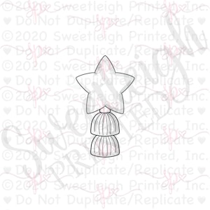 Tall Tassel Star Balloon Cookie Cutter
