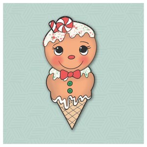 Gingy Cone Cookie Cutter by MinnieCakes