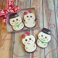 Chubby Snowman and Snowgirl Cookie Cutters