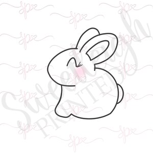 Chocolate Bunny Cookie Cutter
