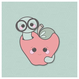 Wormy Apple Cookie Cutter