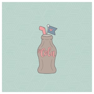 Retro Soda Bottle Cookie Cutter