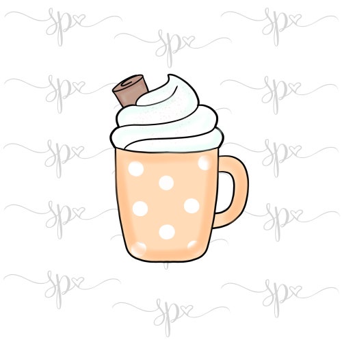 Java Mug With Cinnamon Stick Cookie Cutter Etsy