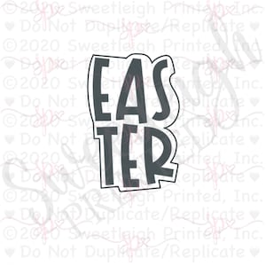 Hand Lettered Easter 2021 Cookie Cutter