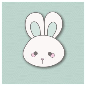 Bunny Face 2022 Cookie Cutter