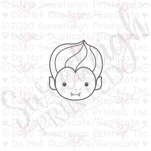 Drac Face 2021 Cookie Cutter