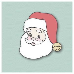 Vintage Santa Face Cookie Cutter