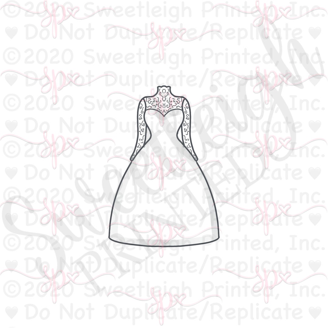 Modest Ball Gown Cookie Cutter - Etsy