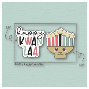 Kwanzaa 2 Piece Cookie Cutter Set