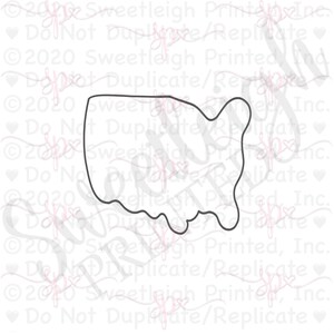Chubby United States Cookie Cutter