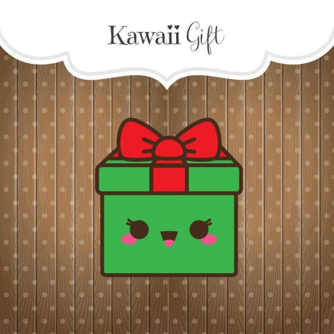 Cadeau kawaii avec emportepièce avec noeud Etsy France