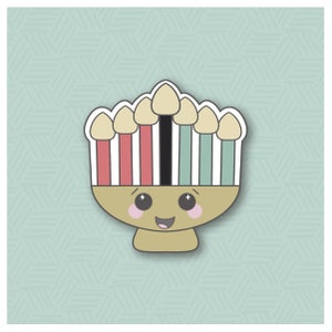 Kawaii Kinara Cookie Cutter