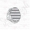 Floral Egg Cookie Cutter