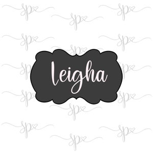 Leigha Plaque Cookie Cutter