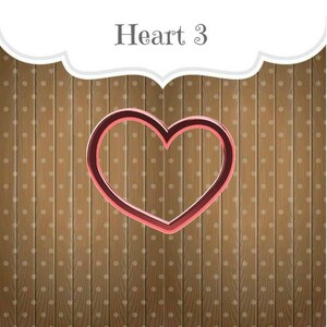 Heart 3 Cookie Cutter