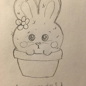 Bunny Cactus 1 Cookie Cutter