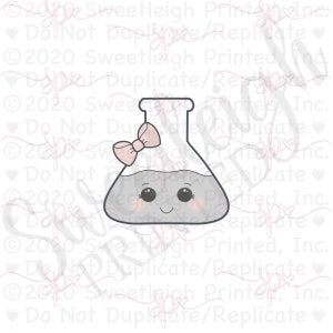 Girly Beaker 1 Cookie Cutter