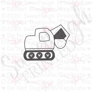 Excavator Cookie Cutter