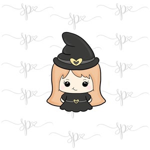 Kawaii Witch Cookie Cutter