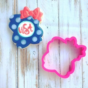 Cupcake Plaque Cookie Cutter