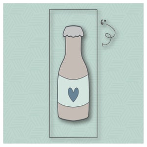 Long Beer Bottle Cookie Cutter