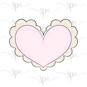 Scalloped Heart Cookie Cutter