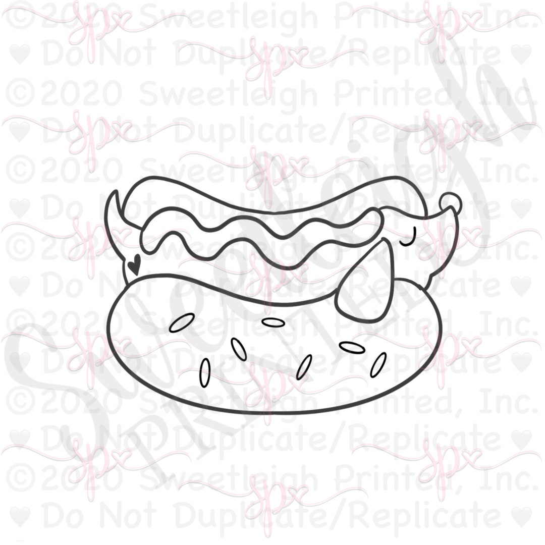 Wiener Dog Cookie Cutter Etsy