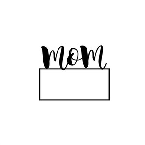 Mom Plaque Cookie Cutter