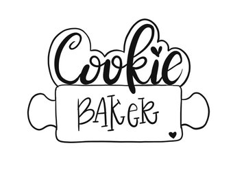 Coupe-biscuits avec rouleau à pâtisserie Cookie Baker