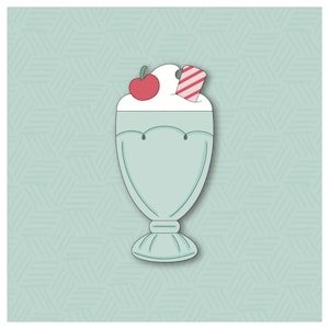 Retro Milchshake 1 Cookie Cutter