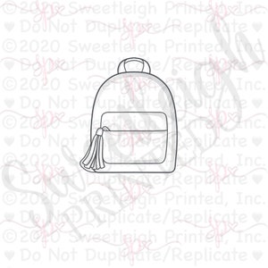 Tassel Backpack Cookie Cutter