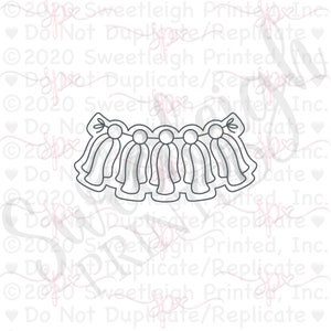 Streamer Bunting Cookie Cutter