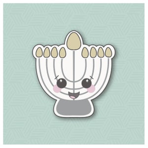 かわいいメノーラクッキーカッター