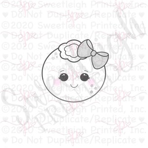 Girly Kawaii Blueberry 2020 Cookie Cutter